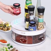 Rotating storage seasoning box